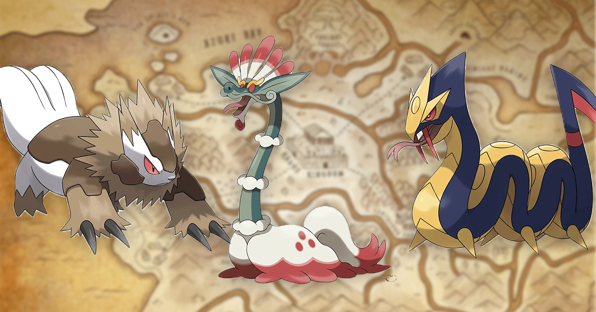 28 nouveaux Pokémon et leurs évolutions