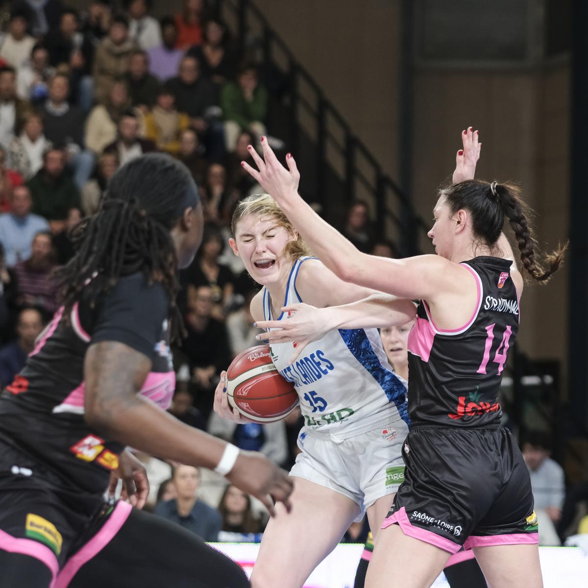 Play-offs de Ligue féminine (demi-finale aller) : Basket Landes n’a pas résisté à la fournaise de Prissé